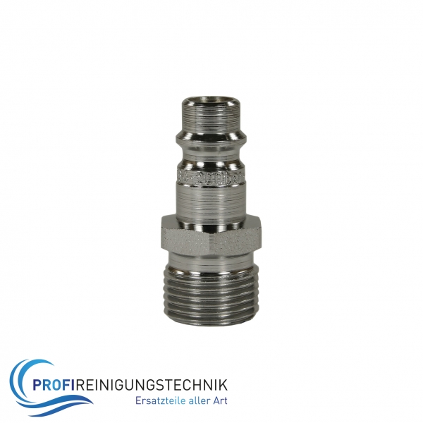 Hochdruckschnellkupplung CEJN / Stecknippel aus Stahl vernickelt